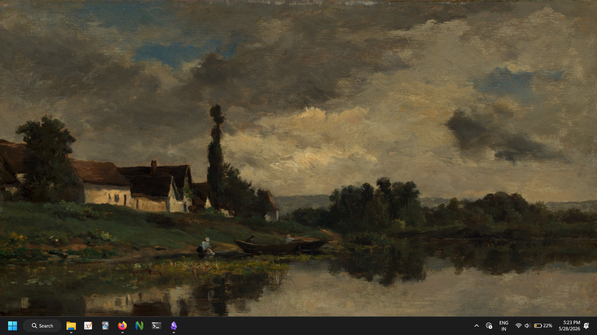 Home screen of my PC.