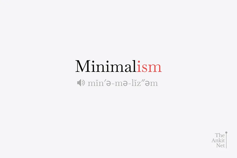 Minimalism is good but it’s emotionless!